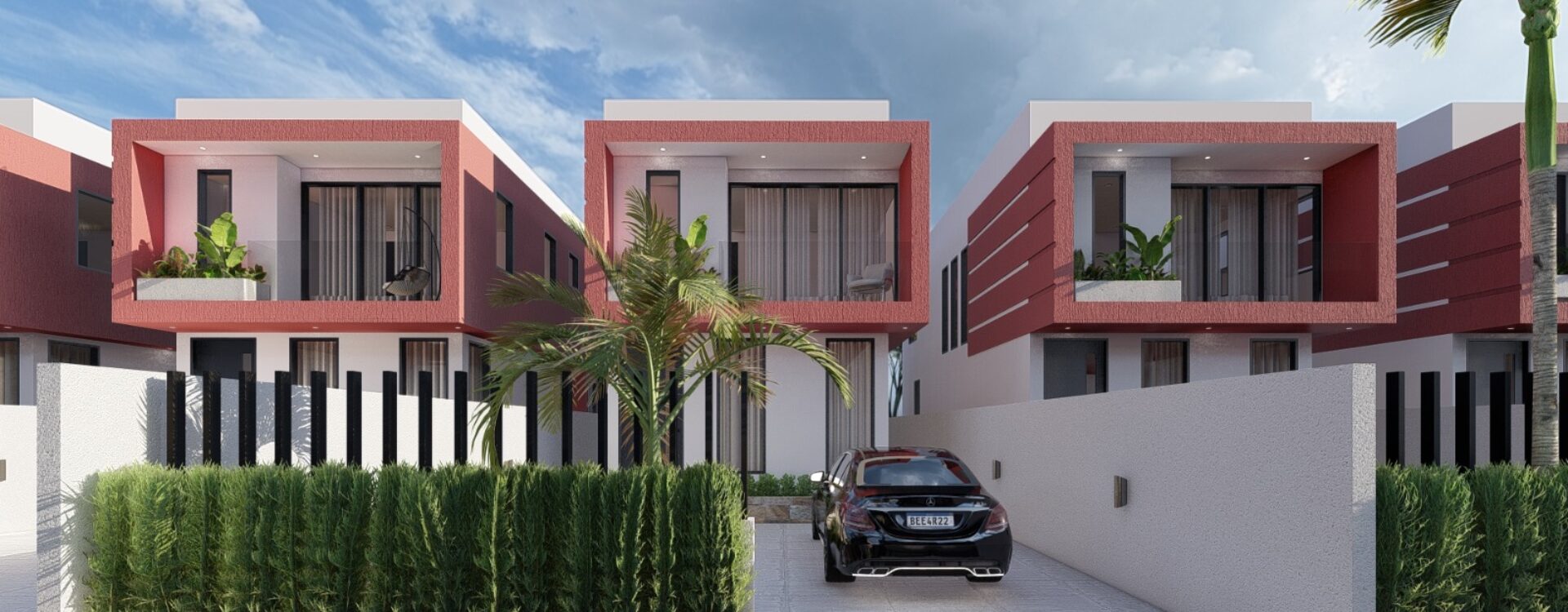 Four-Bedroom Townhomes with Pool for Sale in East Legon Hills